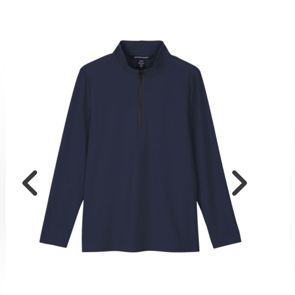 NWT Devon & Jones Supima Cotton New Classics Performance Half Zip Women’s Top ,M - Picture 5 of 11